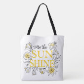 Wees de zonneschijn tote bag (Achterkant)