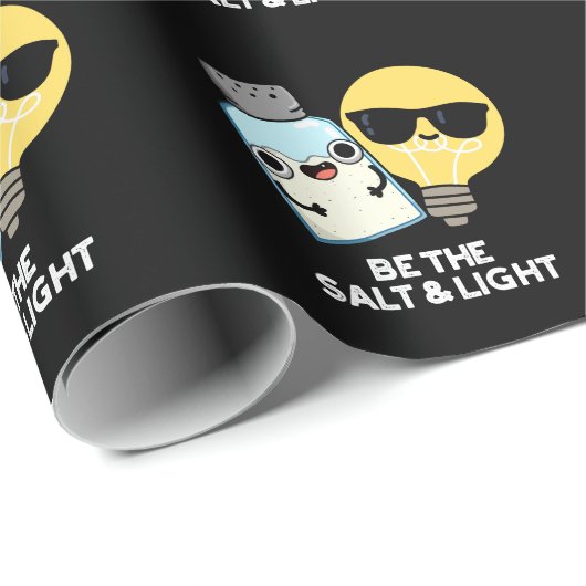 Wees de zout en de lichte grappige bijbel, donker cadeaupapier (Rol Hoek)