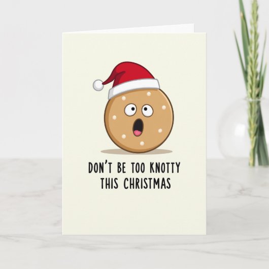 Wees deze kerst niet te ondeugend kaart (Voorkant)