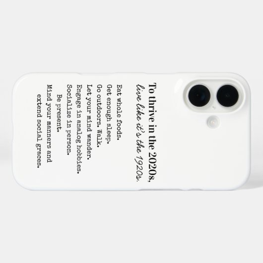 Wees doelbewust, floreer in 2026 Case-Mate iPhone case (Achterkant (horizontaal))