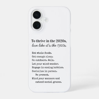 Wees doelbewust, floreer in 2026 iPhone 16 hoesje