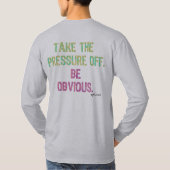 Wees duidelijk t-shirt (Achterkant)