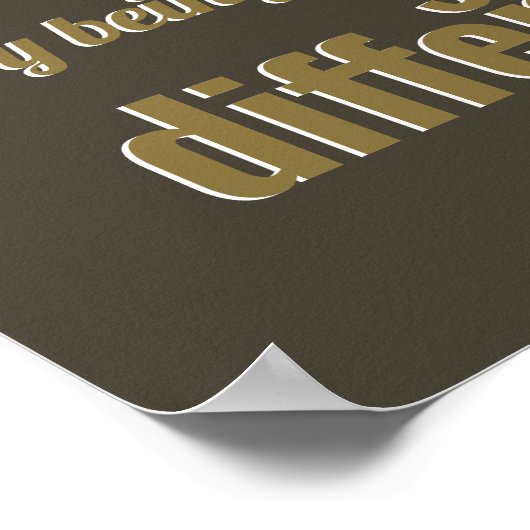 Wees dus anders poster (Hoek)