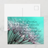 Wees dus niet bang voor de Bijbelversie van Isaiah Briefkaart (Voorkant / Achterkant)