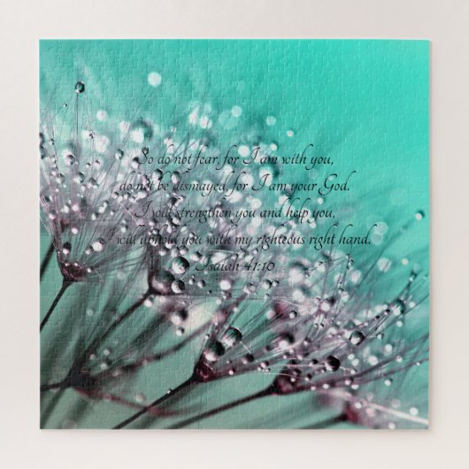 Wees dus niet bang voor de Bijbelversie van Isaiah Legpuzzel (Verticaal)