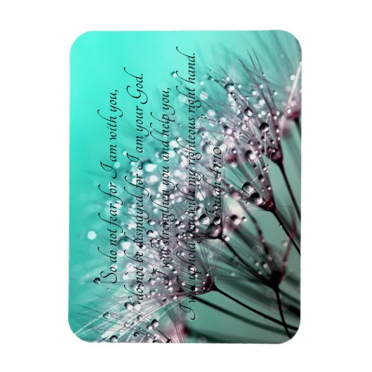 Wees dus niet bang voor de Bijbelversie van Isaiah Magneet (Verticaal)