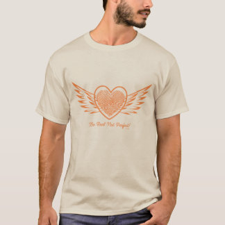 'Wees echt, niet perfect' heren T-shirt