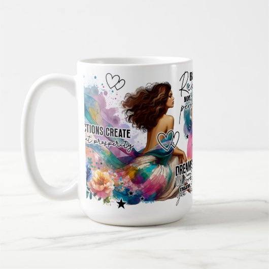 Wees Echte Niet Perfect Inspirerend Koffiemok (Links)