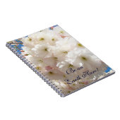 Wees een Aarde Held! notitieboek Roze Witte Bloese (Rechterzijde)