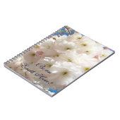 Wees een Aarde Held! notitieboek Roze Witte Bloese (Linkerzijde)