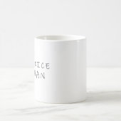 Wees een aardig mens koffiemok (Center)