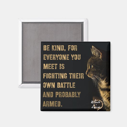 Wees een aardige magneet (Voorkant / Achterkant)