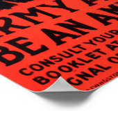 Wees een Amerikaanse adelaar! Doe mee met de lucht Poster (Hoek)