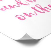 Wees een anananas met handschrift inspirerende afd poster (Hoek)