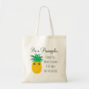 Wees een anananassetstandaard. tote bag