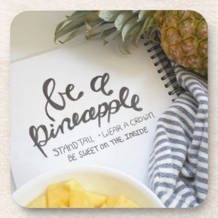 Wees een ananas bier onderzetter