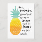 Wees een ananas briefkaart (Voorkant)