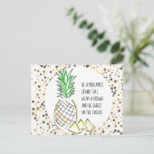 Wees een ananas briefkaart (Staand voorkant)