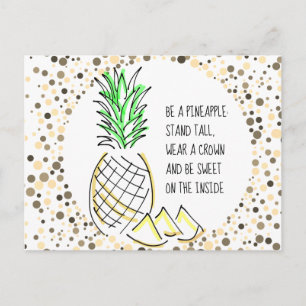 Wees een ananas briefkaart