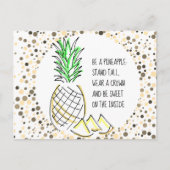 Wees een ananas briefkaart (Voorkant)