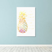 Wees een ananas canvas afdruk (Insitu (Houten vloer))