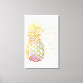Wees een ananas canvas afdruk (Voorkant)