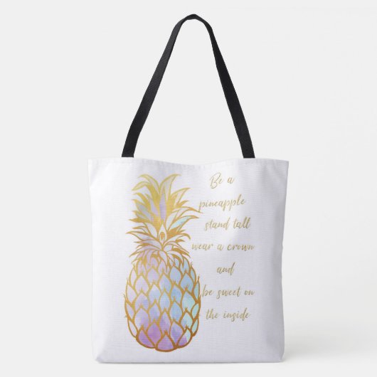 Wees een ananas-Canvas tas (Achterkant)