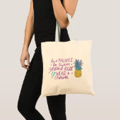 Wees een ananas Canvas tas (Voorkant (product))