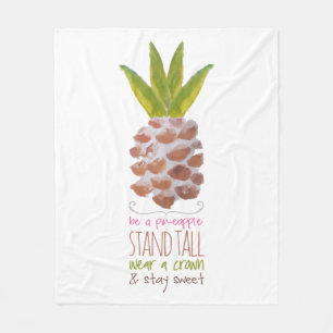 Wees een ananas fleece deken