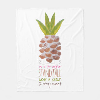 Wees een ananas fleece deken