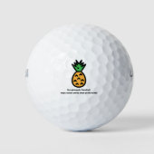 Wees een ananas golfballen (Voorkant)
