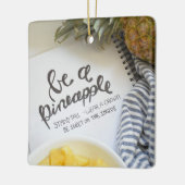 Wees een ananas keramisch ornament (Links)