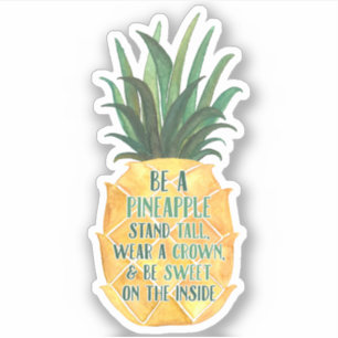 Wees een ananas kiss-cut Stickers