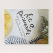 Wees een ananas legpuzzel (Horizontaal)