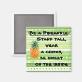 Wees een ananas magneet (Voorkant / Achterkant)
