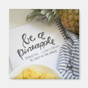 Wees een ananas magneet