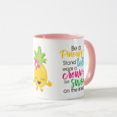 Wees een ananas mok (Voorkant rechts)