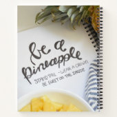 Wees een ananas notitieboek (Achterkant)