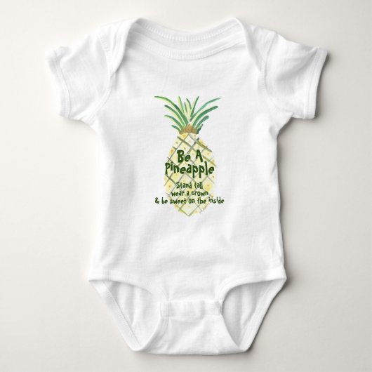 Wees een ananas romper (Voorkant)