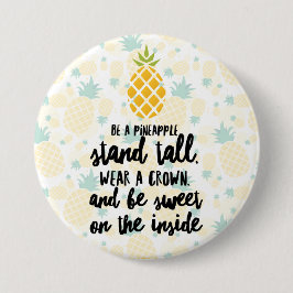 Wees een ananas-ronde Button