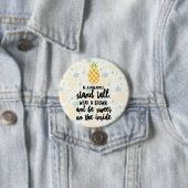 Wees een ananas-ronde Button (In situ)