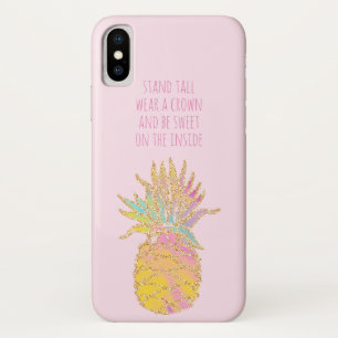 Wees een Ananas Schattigee Regenboog & Gouden Anan Case-Mate iPhone Case
