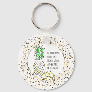 Wees een ananas sleutelhanger