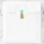 Wees een ananas stand hoge offerte Sticker (Tas)