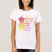 Wees een ananas t-shirt (Voorkant)