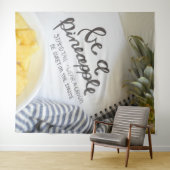 Wees een ananas wandkleed (In Situ (horizontaal))