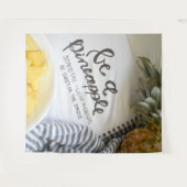 Wees een ananas wandkleed (Voorkant (horizontaal))