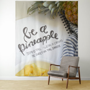 Wees een ananas wandkleed