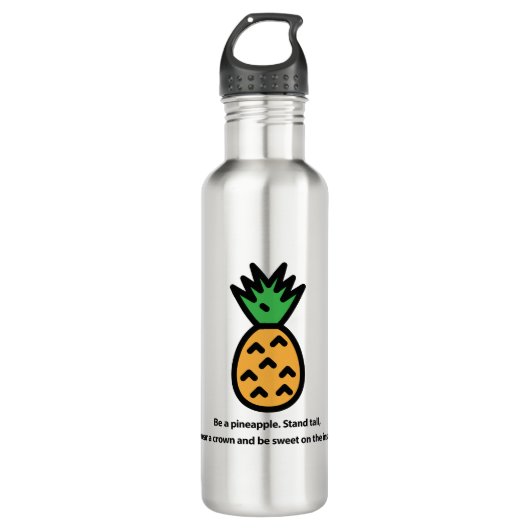 Wees een ananas waterfles  (Voorkant)