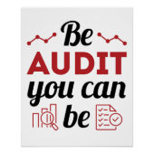 Wees een audit die u als geldend accountantscontro perfect poster (Voorkant)